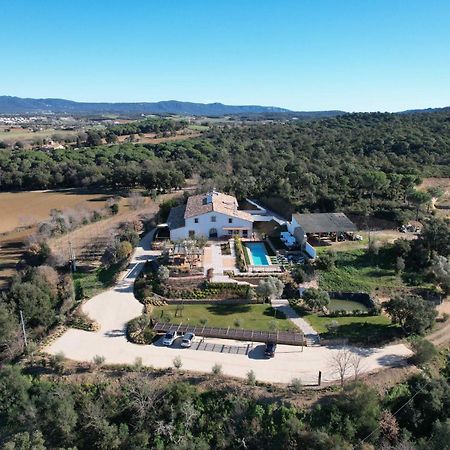 Can Bufi Espectacular Casa Con Piscina Interior Llagostera Eksteriør billede
